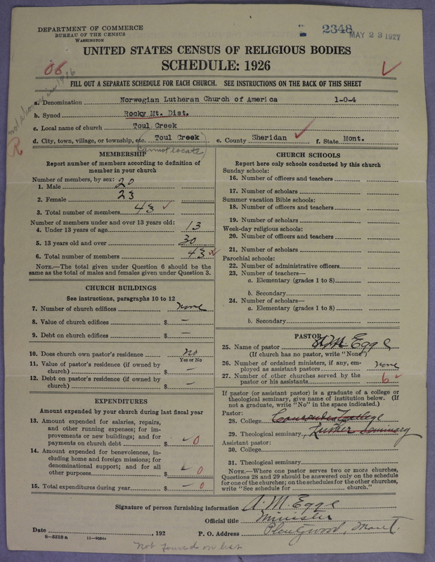 Scan of Norwegian Lutheran Church of America: 2348