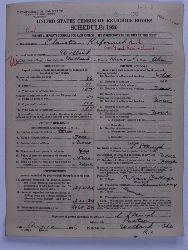 Scan of Christian Reformed Church: 22