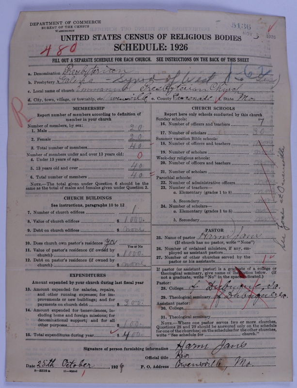 Scan of Presbyterian Church in the United States of America: 5136