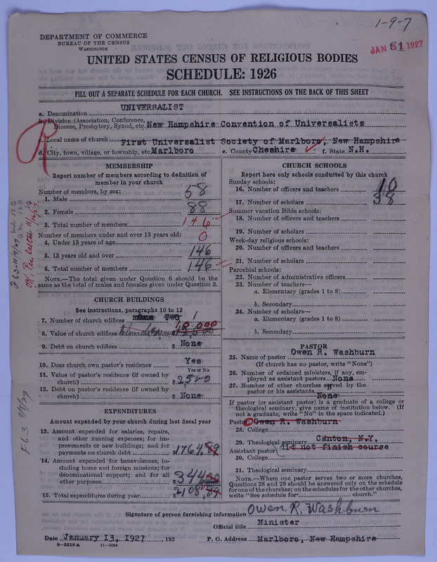 Scan of Universalist Church: 61