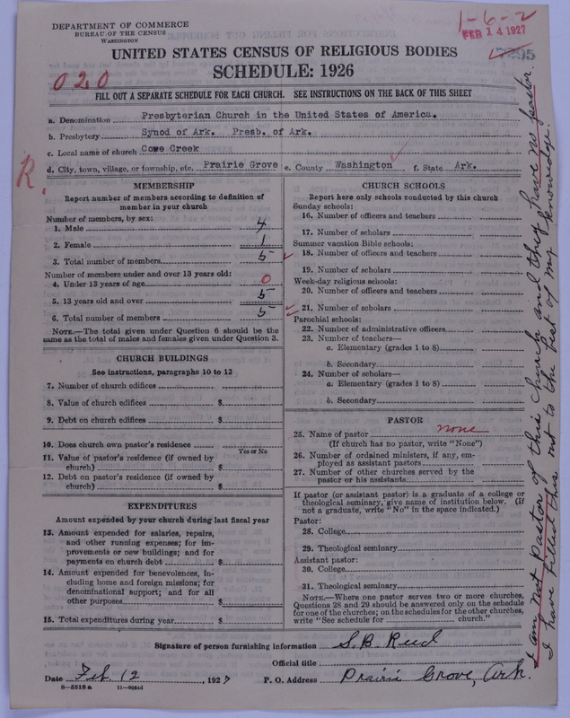 Scan of Presbyterian Church in the United States of America: 7295