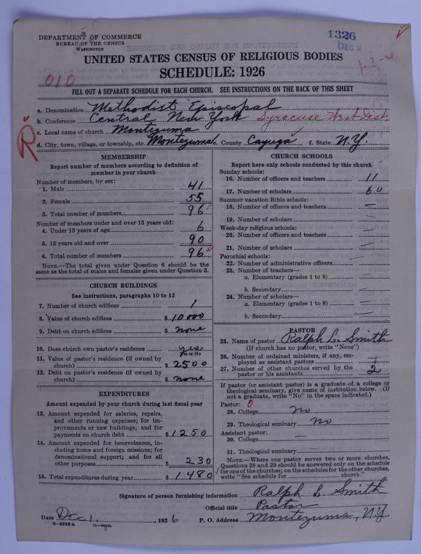 Scan of Methodist Episcopal Church: 1326