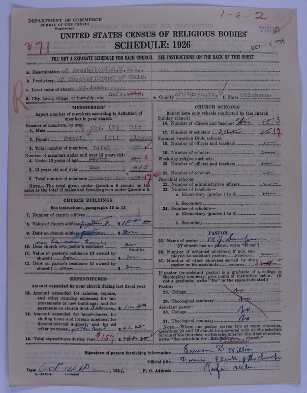Scan of Presbyterian Church in the United States of America: 7393