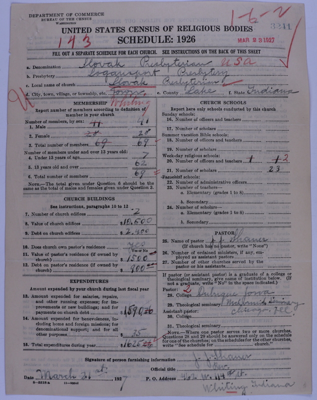 Scan of Presbyterian Church in the United States of America: 3241