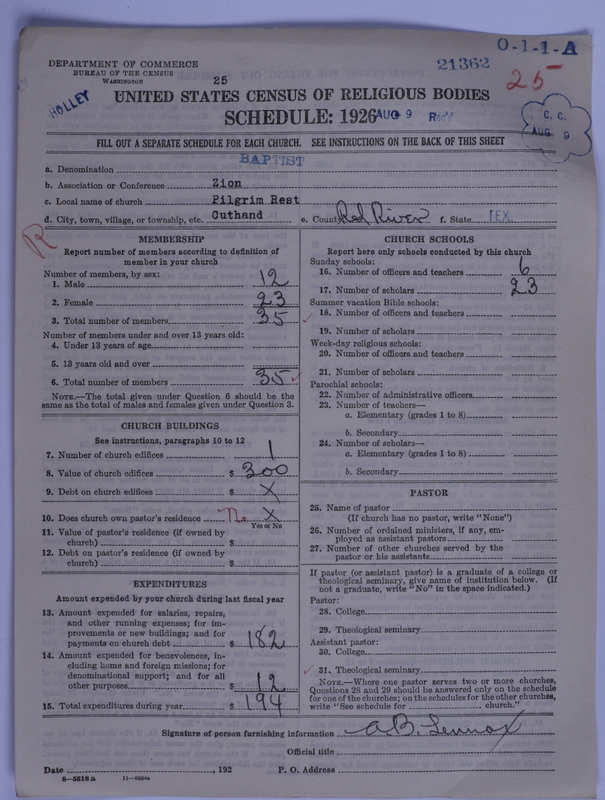 Scan of Negro Baptists: 21362