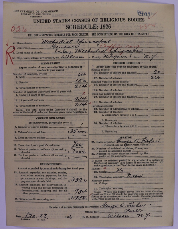 Scan of Methodist Episcopal Church: 2105