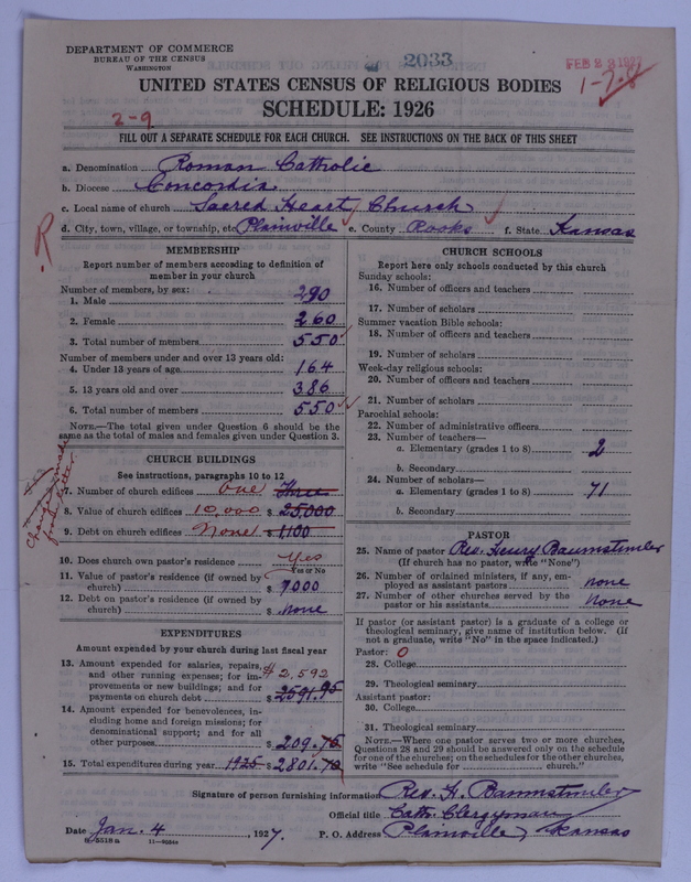 Scan of Roman Catholic Church: 2033