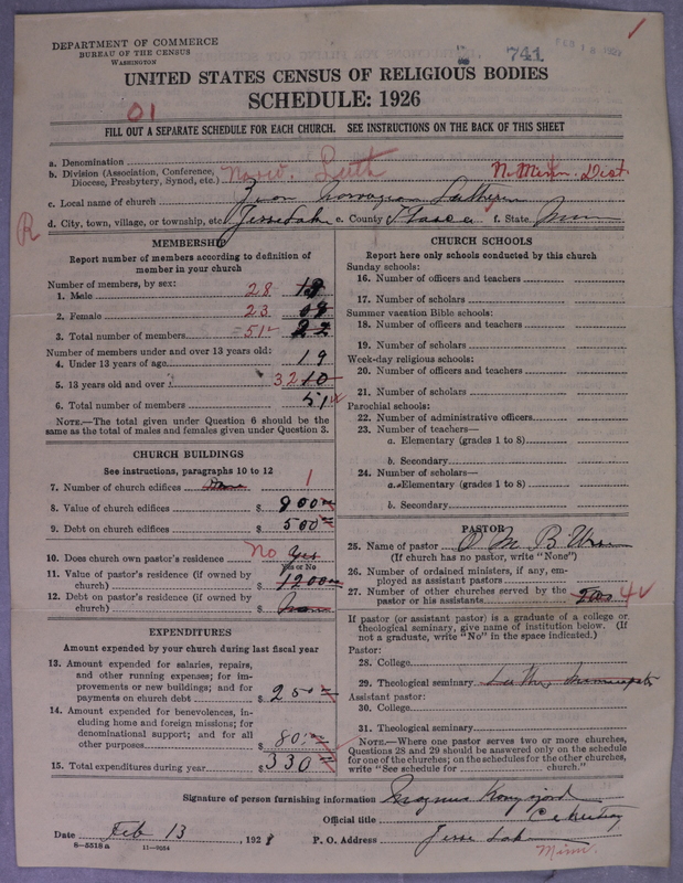Scan of Norwegian Lutheran Church of America: 741