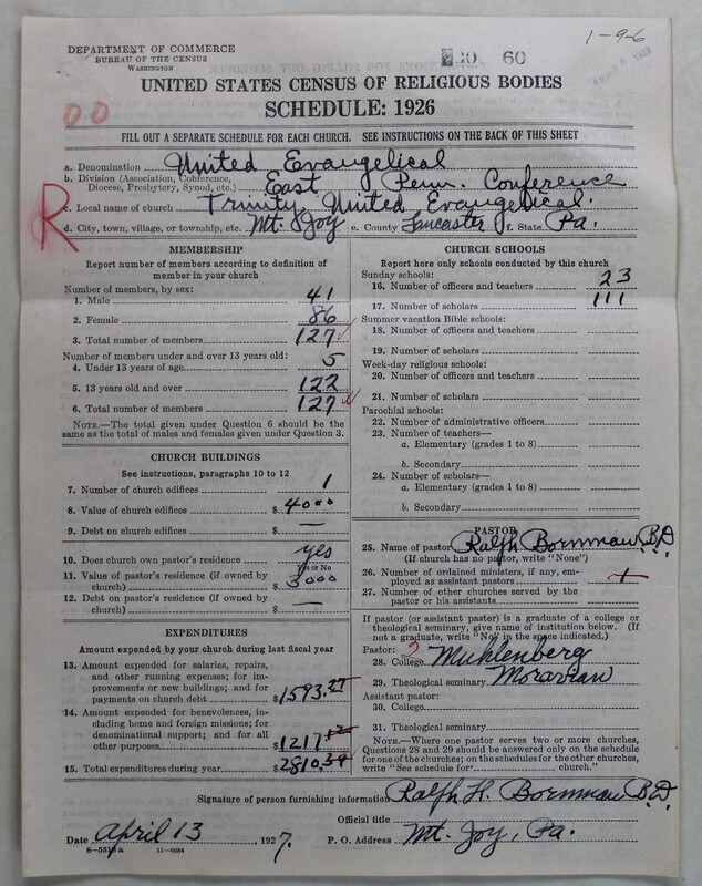 Scan of Evangelical Congregational Church: 60