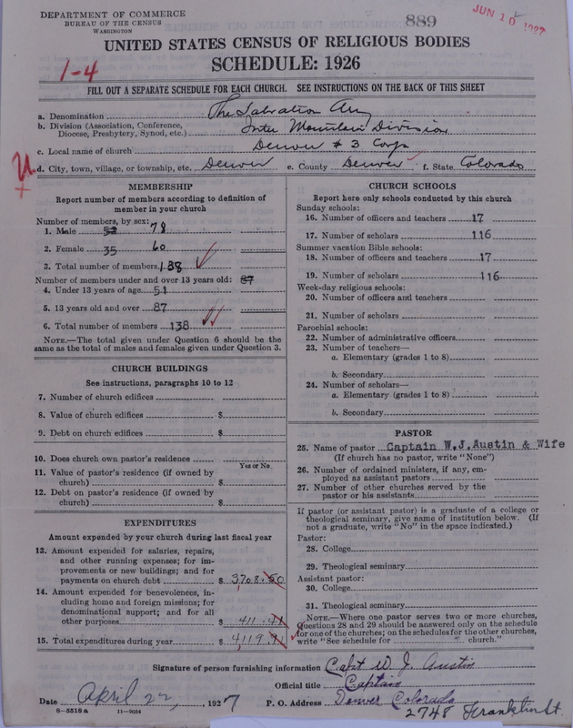 Scan of Salvation Army: 889