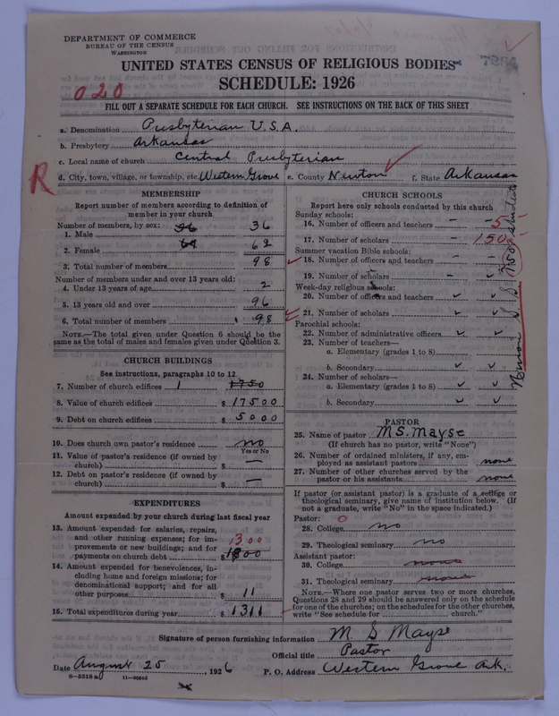 Scan of Presbyterian Church in the United States of America: 7264