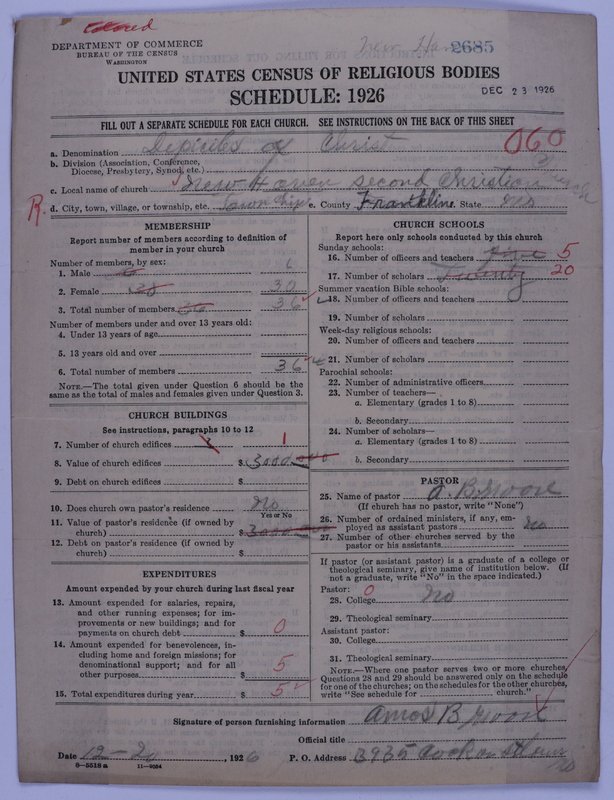 Scan of Disciples of Christ: 2685