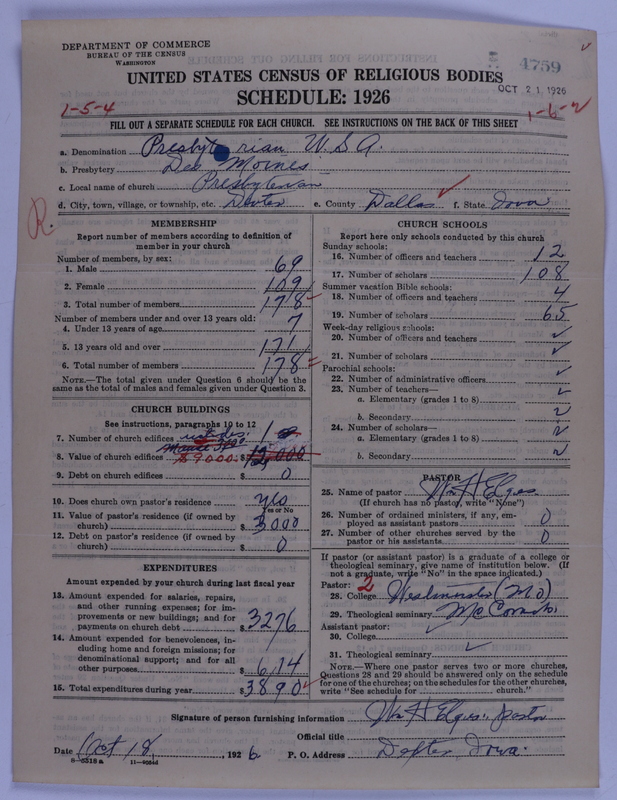 Scan of Presbyterian Church in the United States of America: 4759