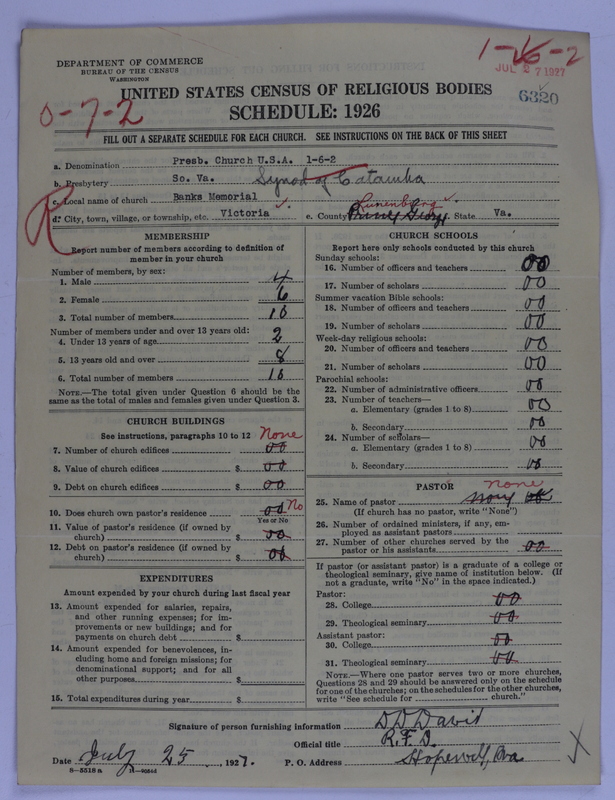 Scan of Presbyterian Church in the United States of America: 6320
