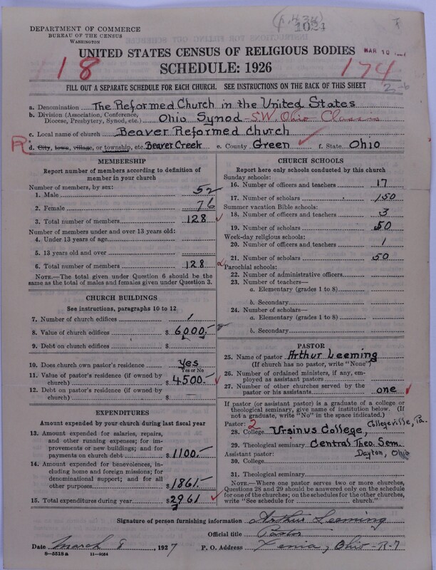 Scan of Reformed Church in the United States: 1024