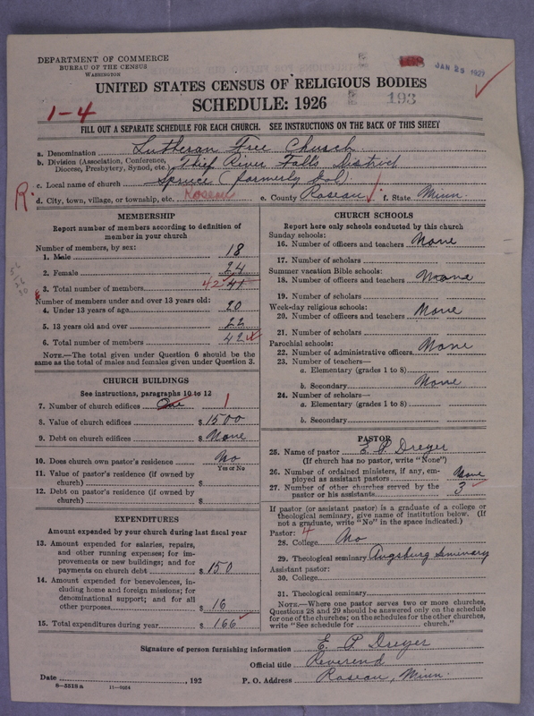 Scan of Lutheran Free Church: 193