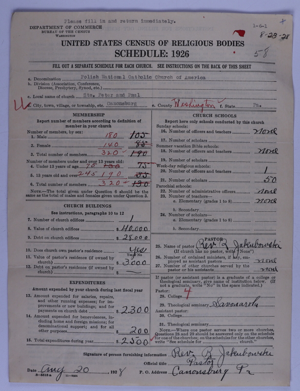 Scan of Polish National Catholic Church of America: 58