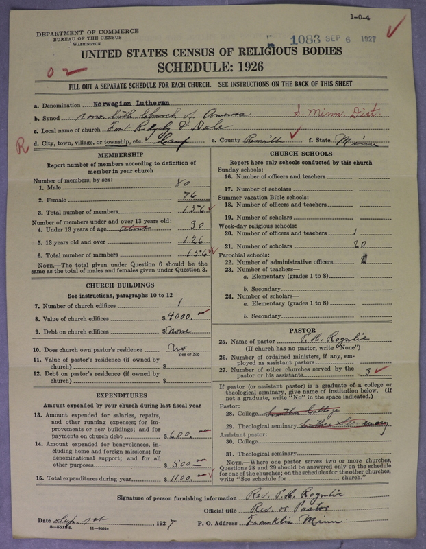 Scan of Norwegian Lutheran Church of America: 1083