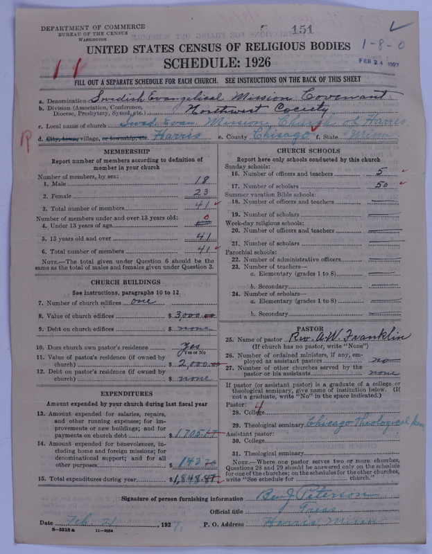 Scan of Swedish Evangelical Mission Covenant of America: 151