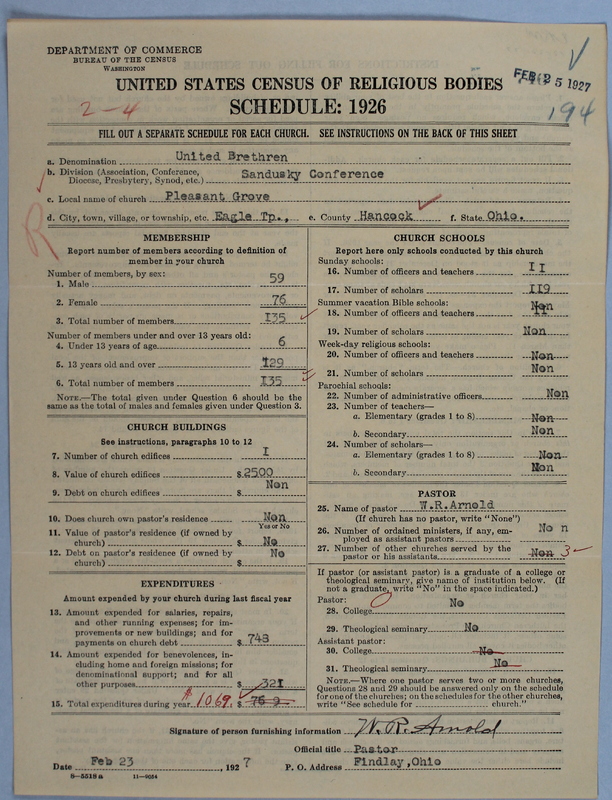Scan of Church of the United Brethren in Christ: 746