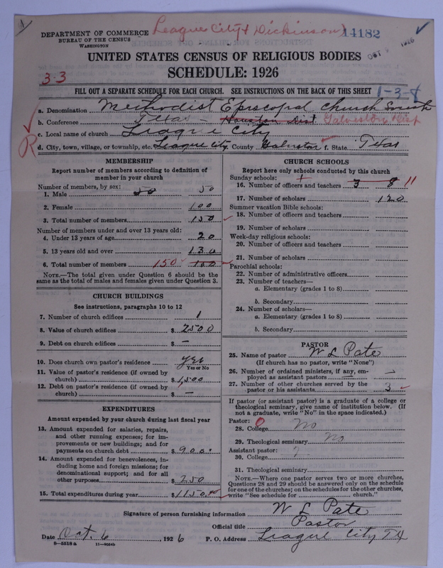Scan of Methodist Episcopal Church, South: 14182