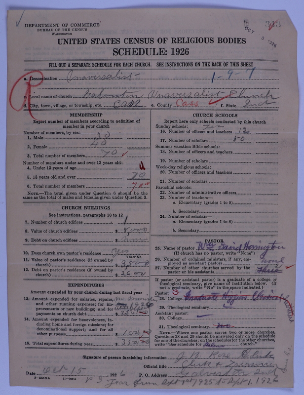 Scan of Universalist Church: 343
