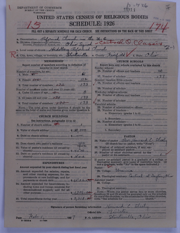 Scan of Reformed Church in the United States: 1011