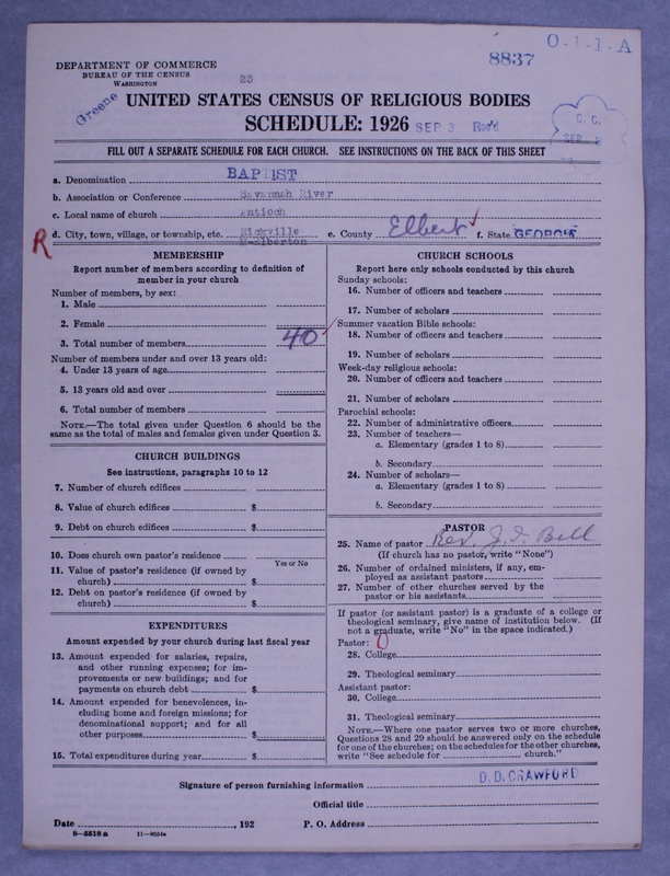 Scan of Negro Baptists: 8837