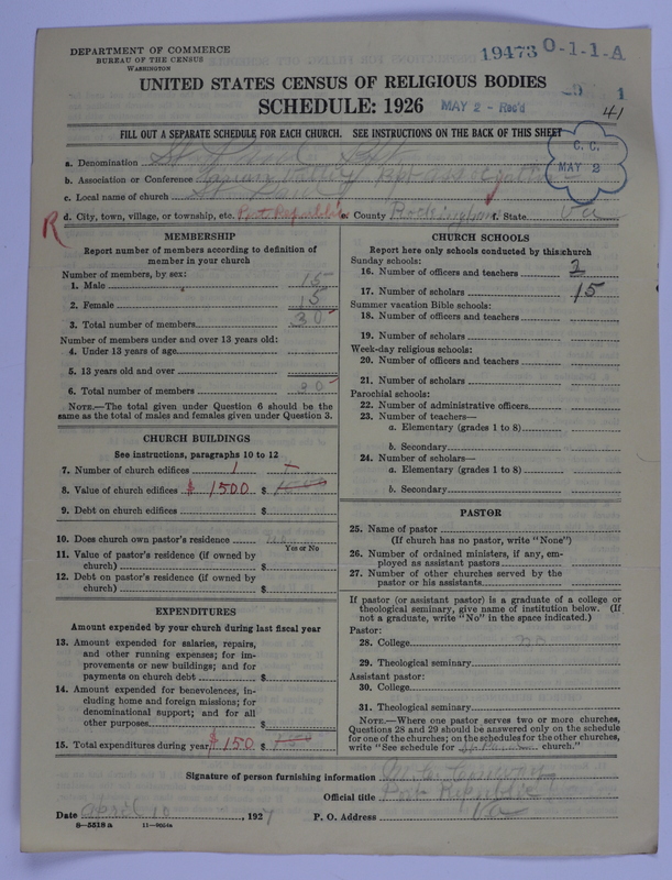 Scan of Negro Baptists: 19473