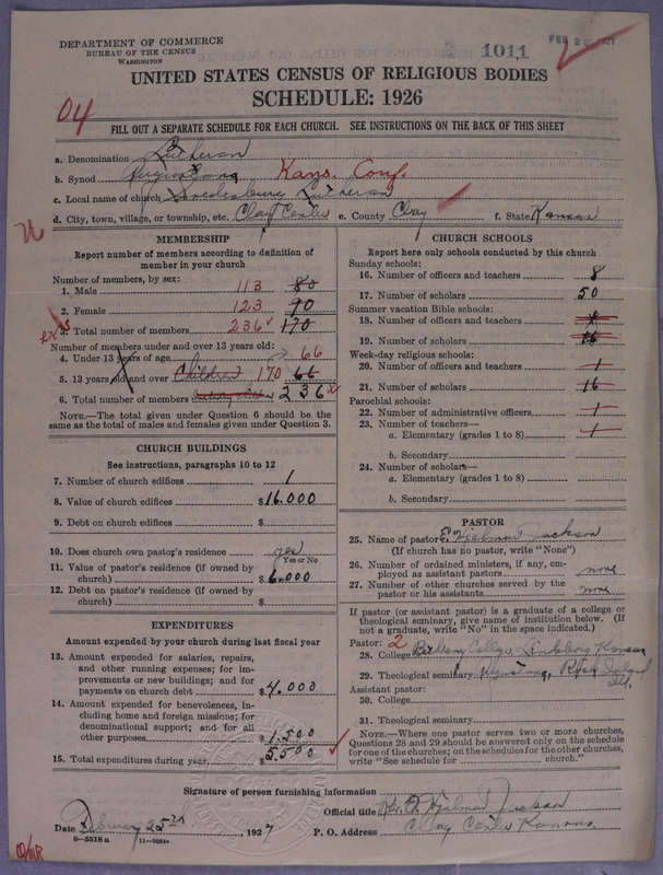 Scan of Evangelical Lutheran Augustana Synod of North America: 1011