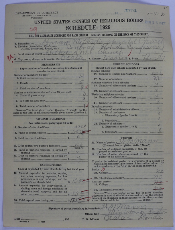 Scan of African Methodist Episcopal Church: 3704