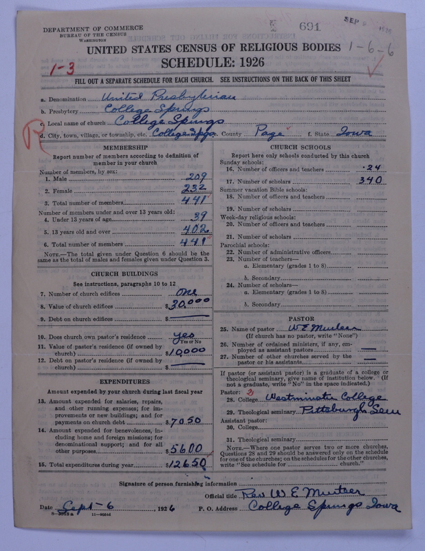 Scan of United Presbyterian Church of North America: 691