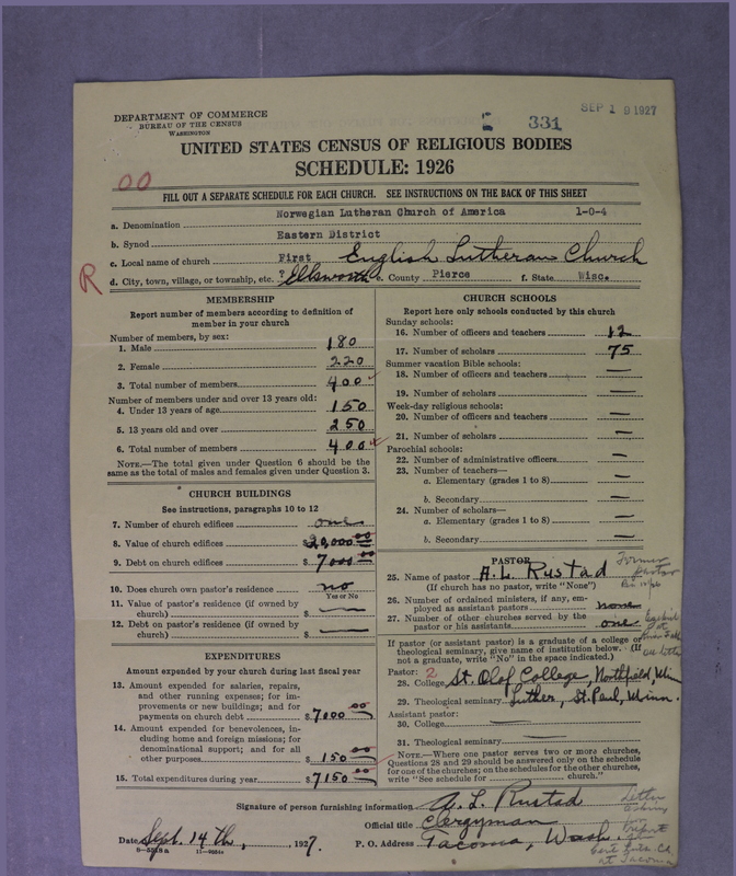 Scan of Norwegian Lutheran Church of America: 331