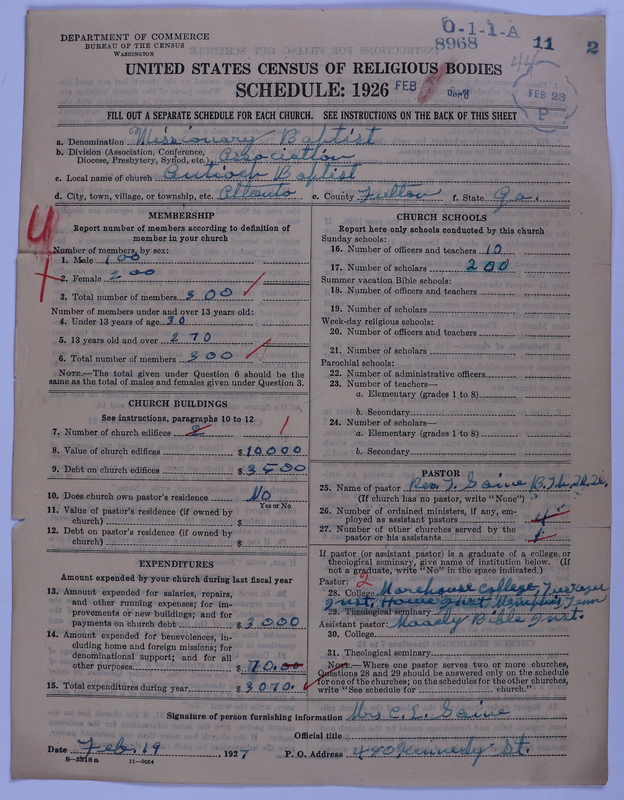 Scan of Negro Baptists: 8968