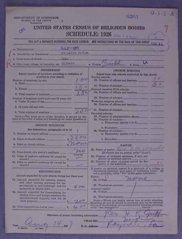 Scan of Negro Baptists: 6261