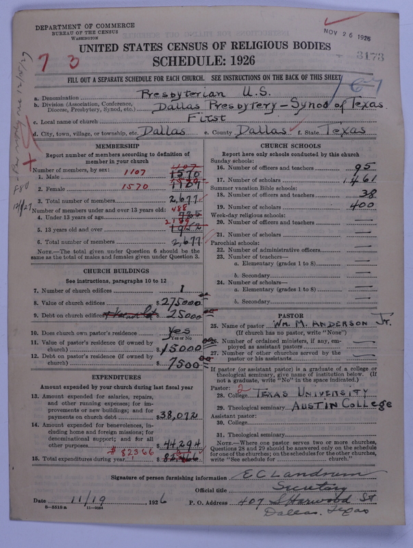 Scan of Presbyterian Church in the United States: 3173