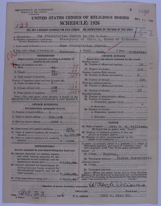 Scan of Presbyterian Church in the United States of America: 3483