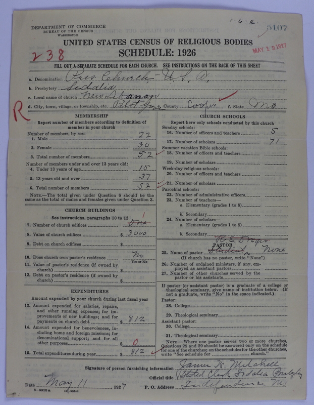 Scan of Presbyterian Church in the United States of America: 5107