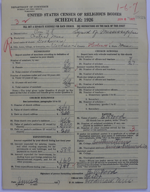 Scan of Presbyterian Church in the United States: 2625