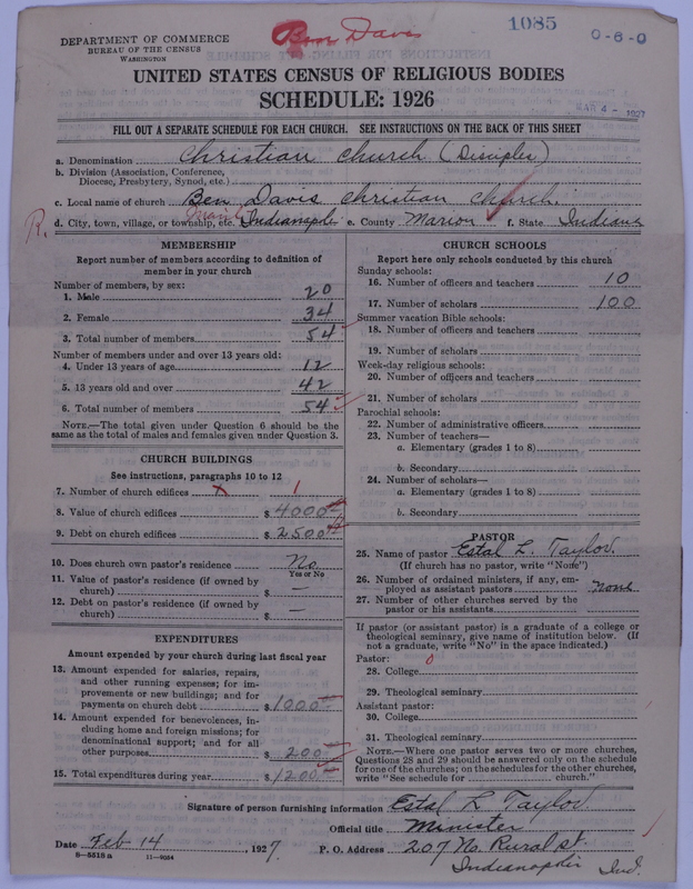 Scan of Disciples of Christ: 1085