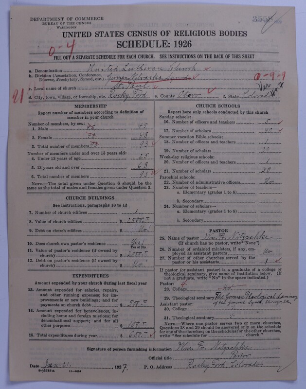 Scan of United Lutheran Church in America: 3558