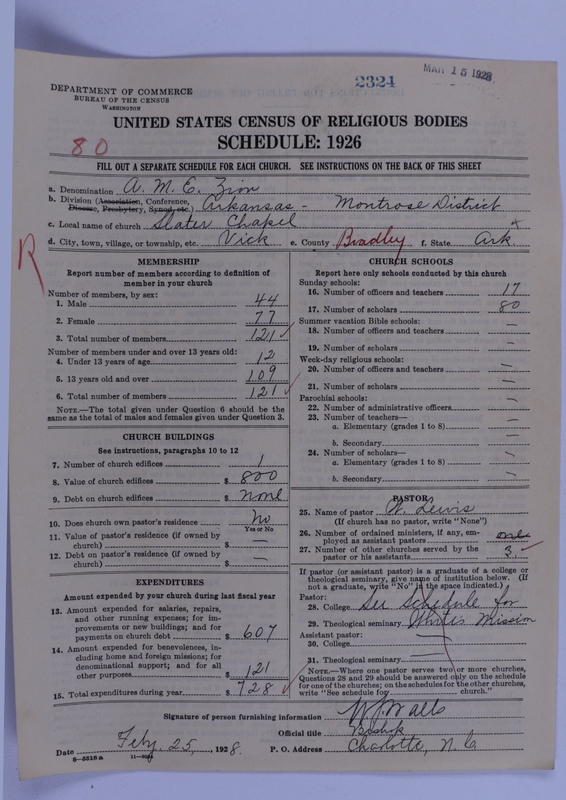 Scan of African Methodist Episcopal Zion Church: 2324