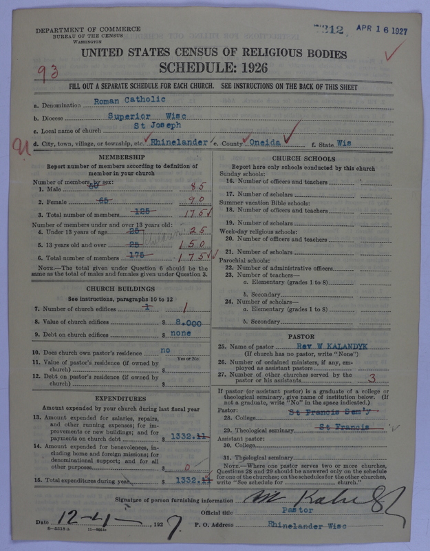 Scan of Roman Catholic Church: 7312