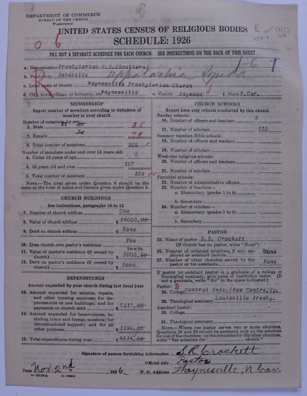 Scan of Presbyterian Church in the United States: 967