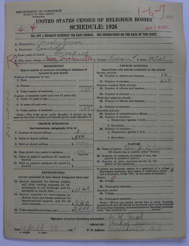 Scan of Presbyterian Church in the United States: 1207