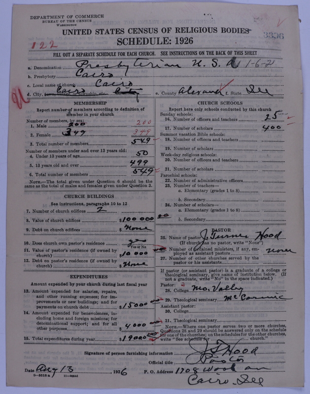 Scan of Presbyterian Church in the United States of America: 3396