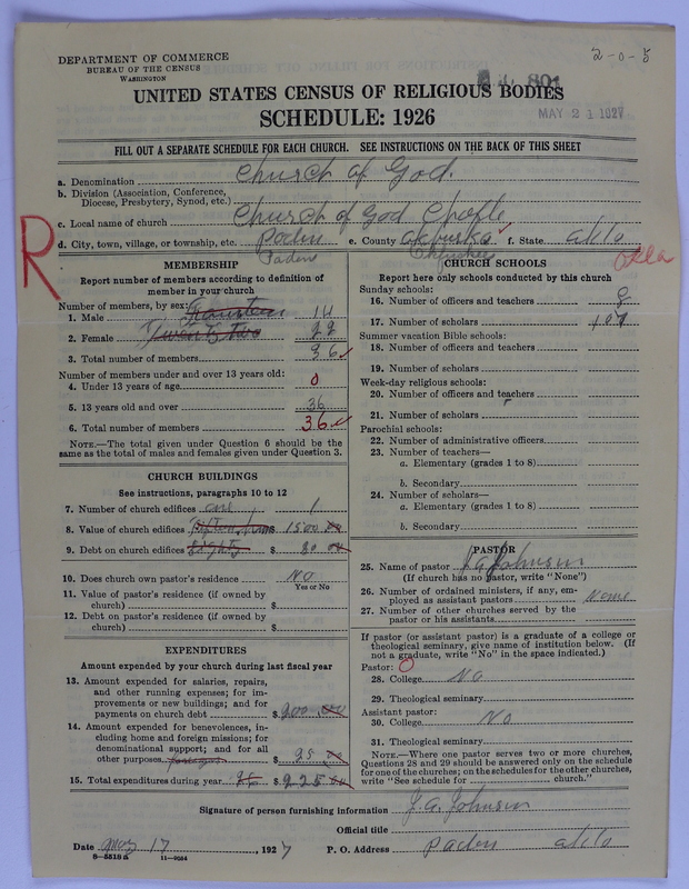 Scan of Church of God (Headquarters, Anderson, Ind.): 801