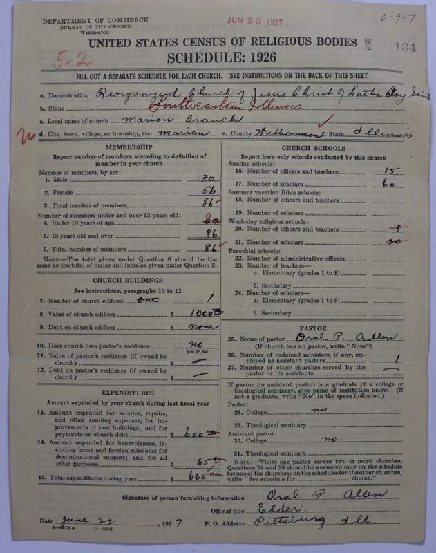 Scan of Reorganized Church of Jesus Christ of Latter Day Saints: 134