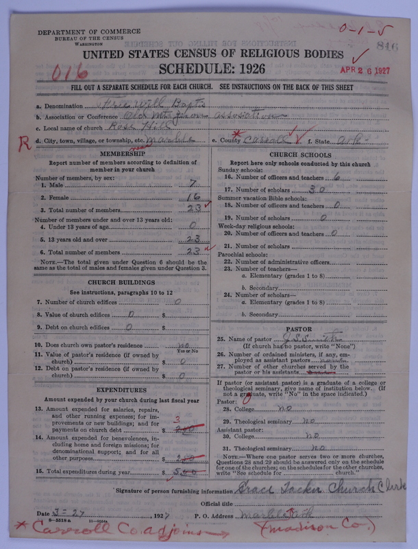 Scan of Free Will Baptists: 816
