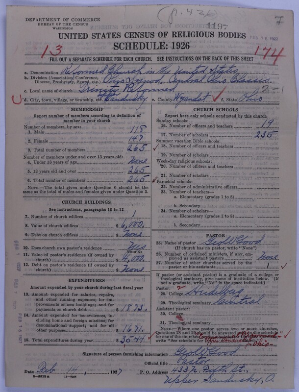 Scan of Reformed Church in the United States: 1197